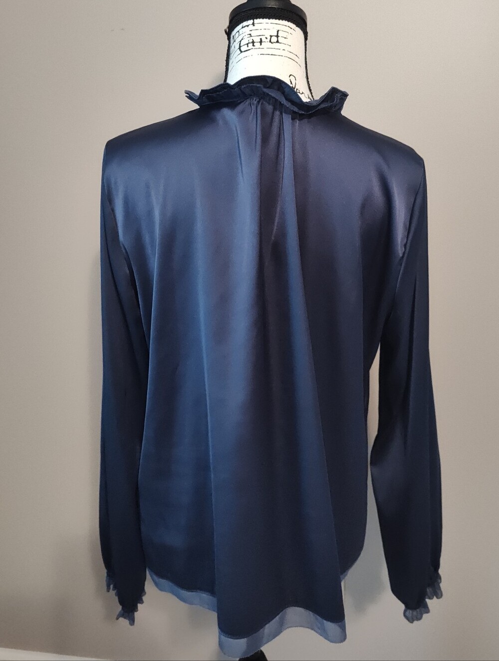 WHBM Ruffle-Neck Blouse - Picture 3 of 5